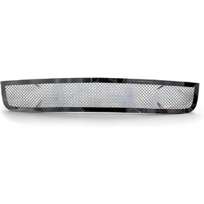 Front Bumper Lower Grille, Compatible with 2008-2010 Honda Accord, Mesh Style Black Replacement Front Grill Assembly, 1PC in Kuwait