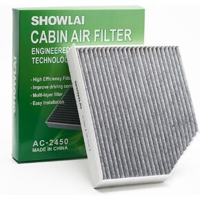 SHOWLAI Activated Carbon Cabin Air Filter for PureFlow PC6071X, fits Porsche Macan (2019–2025), Audi Q5, A4/A5/S4/S5. OEM fit, high-efficiency filtration for recirculation systems. in Saudi Arabia