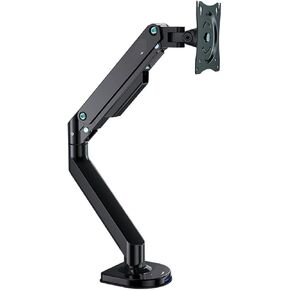 D200 2-9kg Ergonomic Double Arm Mechanical Spring 17-32 Inch Monitor Screen Desktop Stand Mount Computer Stand Clip Grommet Hole(With adaptor) in Saudi Arabia