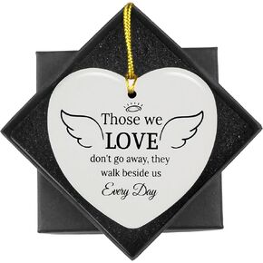 Sympathy Gifts for Loss of Loved One, Memorial Gift, Grief Ceramic Christmas Ornament Bereavement Gifts Idea Condolence Remembrance Gift for Loss of Mom Dad Friend Son Daughter Dog in Kuwait