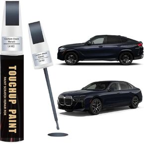 Mineral White Metallic(A96) Car Paint Touch Up Pen Compatible with BMW, 2-In-1 Color Accurate Touch Up Car Scratch Repair Paint Match BMW Series Automotive Scratch Remover for Nicks & Chips Repair in Kuwait