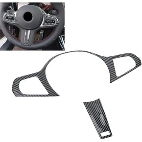 ​for BMW 3 Series G20 2020-2022 Interior Trim Steering Wheel Cover Carbon Fiber Pattern ABS Steering Wheel Decorative Frame in Kuwait