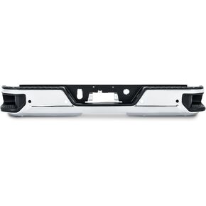 VRC Rear Bumper Back Bumper Assembly Complete Compatible with 2020-2022 Sierra Silverado 2500 3500 20-22 Without Dual Exhaust With Parking Sensor Holes,Chrome Steel (Chrome With Sensor Holes) in Kuwait