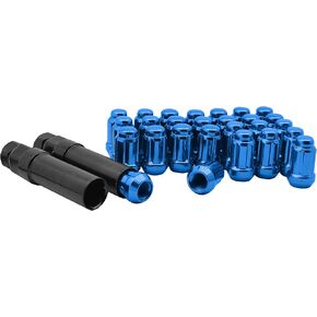 20 قطعة 1/2-20 بوصة موالف أزرق 6 صواميل عروة قفل عروة أمان مقاس قياسي يناسب عجلة ما بعد البيع على جيب رانجلر ليبرتي شيروكي TJ YJ in Kuwait