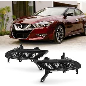 AKKON - Fits 2016 2017 2018 Maxima [Halogen Type] Fog Lights Driving Lamp Pair w/Wiring Harness Switch Accessories in Kuwait