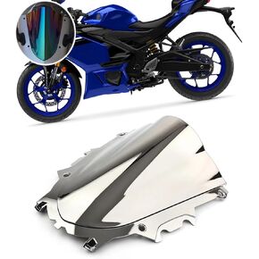 For YZF-R3 R25 2025 Motorcycle Windshield deflector front windshield instrument panel sun visor yzf r25 r3 2019-2026 Motorcycle accessories (light color) in Kuwait