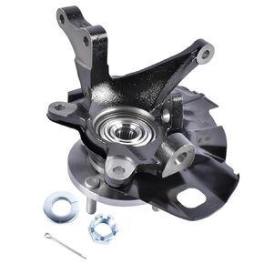 517162D110 Front Steering Knuckle & Wheel Bearing Hub Assembly w/4-Lug Compatible with 2001-2006 Hyundai Elantra L4 2.0L with 4-Wheel ABS Right Passenger Side, Replace# 697-962 in Kuwait