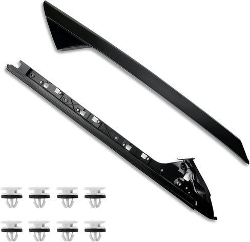 A-Pillar Molding Trim Kit with Clips Compatible with 2011-2019 Ford Explorer Left Driver Side Outer Windshield Molding Trim Replace BB5Z-7803145-AA 926-450 BB5Z7803137AA BB5Z7803137AB BB5Z7803137BA in Saudi Arabia