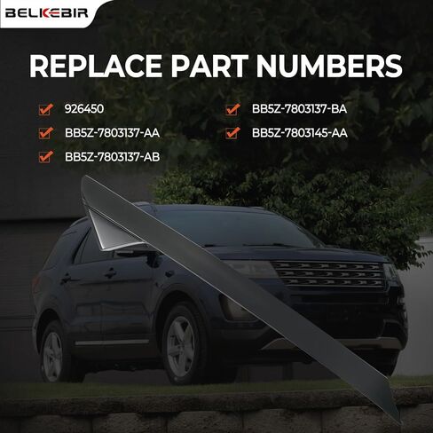 A-Pillar Molding Trim Kit with Clips Compatible with 2011-2019 Ford Explorer Left Driver Side Outer Windshield Molding Trim Replace BB5Z-7803145-AA 926-450 BB5Z7803137AA BB5Z7803137AB BB5Z7803137BA in Saudi Arabia
