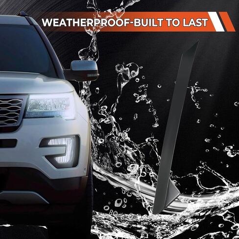 A-Pillar Molding Trim Kit with Clips Compatible with 2011-2019 Ford Explorer Left Driver Side Outer Windshield Molding Trim Replace BB5Z-7803145-AA 926-450 BB5Z7803137AA BB5Z7803137AB BB5Z7803137BA in Saudi Arabia