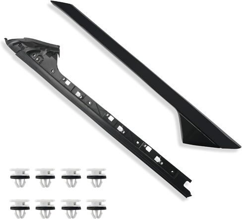 A-Pillar Molding Trim Kit with Clips Compatible with 2011-2019 Ford Explorer Left Driver Side Outer Windshield Molding Trim Replace BB5Z-7803145-AA 926-450 BB5Z7803137AA BB5Z7803137AB BB5Z7803137BA in Saudi Arabia