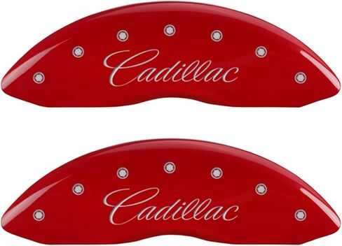 MGP Caliper Covers 35013SCTSRD Caliper Cover with Red Powder Coat Finish, (Set of 4) in Kuwait