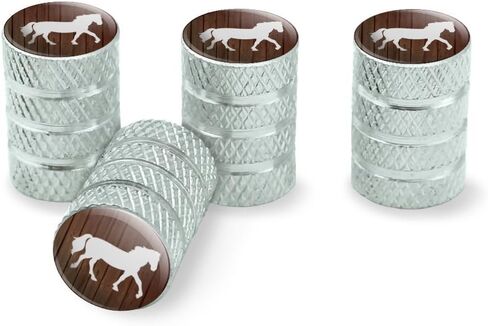 GRAPHICS & MORE Horse Silhouette Cowboy Western Tire Rim Wheel Aluminum Valve Stem Caps in Saudi Arabia