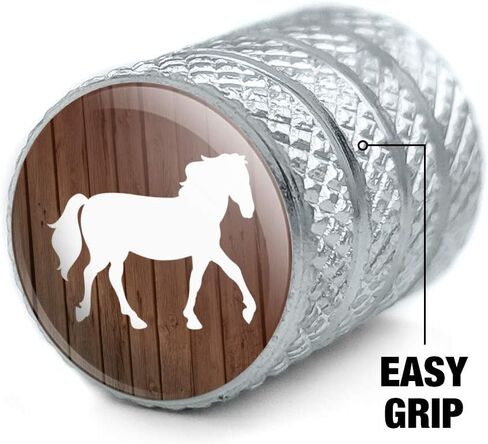 GRAPHICS & MORE Horse Silhouette Cowboy Western Tire Rim Wheel Aluminum Valve Stem Caps in Saudi Arabia