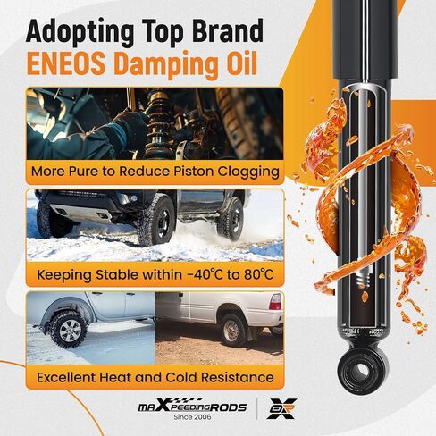 maXpeedingrods 2Pcs Rear Shock Absorbers for Hyundai Elantra 2011-2016 Hyundai Veloster 2012-2015 Kia Forte / Forte5 2014-2018 Kia Rio 2012-2017, 349184 Rear Shock Replacement in Saudi Arabia
