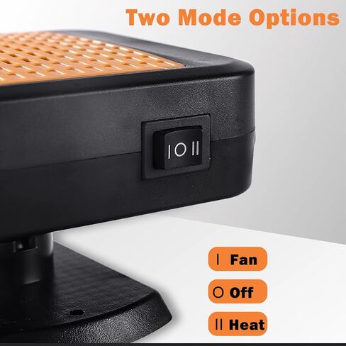 سخان سيارة 12 فولت للمركبة 2 في 1 سخان سيارة محمول مع دوران 360 درجة مزيل الصقيع سخان الزجاج الأمامي الذي يتم توصيله بولاعة السجائر للمركبات وشاحنات الدفع الرباعي والمركبات الترفيهية in Kuwait