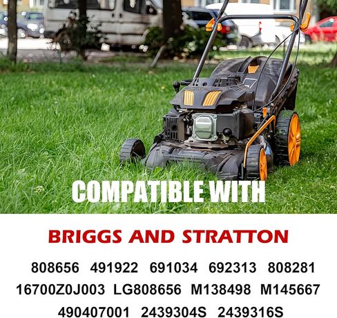 مضخة وقود مع فلتر وخرطوم زيت، متوافقة مع بريجز وستراتون كوهلر 17HP-25HP، استبدال مضخة الوقود لـ 808656، تناسب نادي عربة الجولف Kawasaki Yamaha Golf Cart Lawn Mower in Kuwait