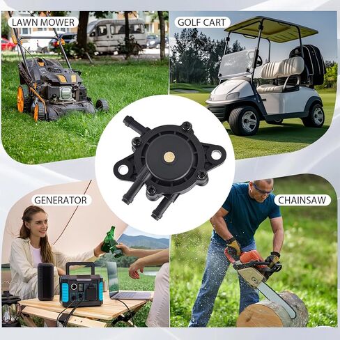 مضخة وقود مع فلتر وخرطوم زيت، متوافقة مع بريجز وستراتون كوهلر 17HP-25HP، استبدال مضخة الوقود لـ 808656، تناسب نادي عربة الجولف Kawasaki Yamaha Golf Cart Lawn Mower in Kuwait