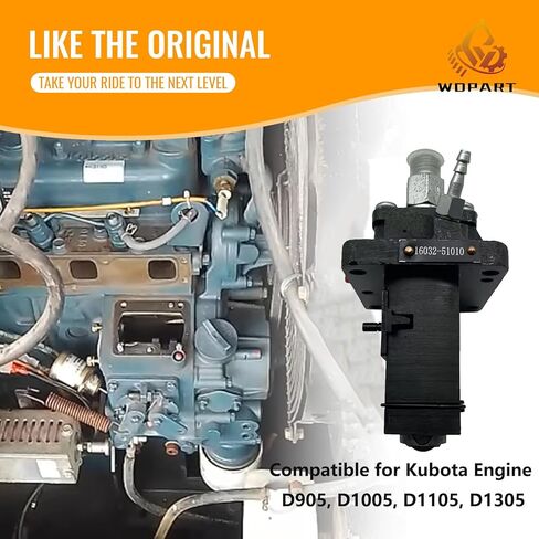 16032-51013 Fuel Injection Pump 16032-51010 Replacement for Kubota D905 D1005 D1105 Engine in Saudi Arabia