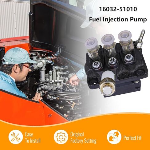 16032-51013 Fuel Injection Pump 16032-51010 Replacement for Kubota D905 D1005 D1105 Engine in Saudi Arabia