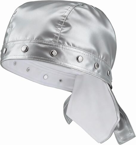 قبعات ركوب الدراجات النسائية من Punk Doo Do Rag، قبعة جمجمة من الجلد، غطاء رأس لراكبي الدراجات النارية، أسود in Kuwait