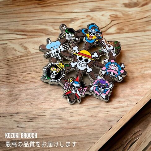 One Piece inspried pin Jolly roger pin enamel one piece pin anime pin Pirates Pin hard enamel anime pin anime badge anime pin collectible anime pin gift (THECREW) in Saudi Arabia