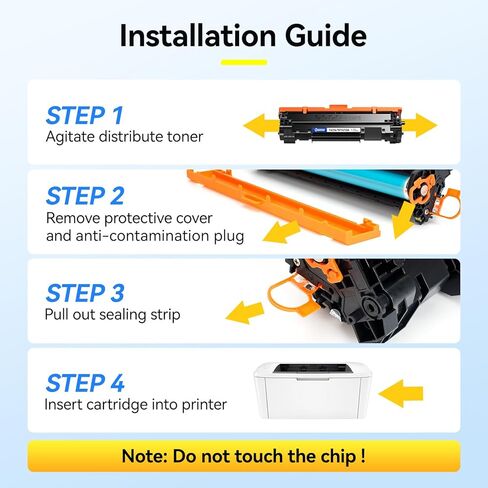 Quomo 141A Toner Cartridge with chip (2-Pack) High Yield Compatible for HP 141A W1410A Black LaserJet Toner Cartridges use with HP Laser Jet MFP M110w M139w M140w Series not Compatible M110we M140we in Kuwait