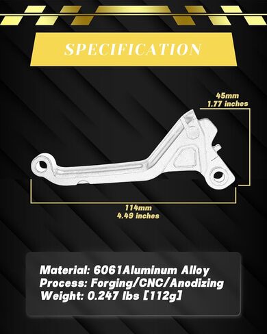 MX650 Right & Left Brake Levers Aluminum Handle Lever for Razor MX650/500, SX500, Knight Black in Saudi Arabia