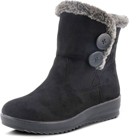 Spring Step Istra Ankle Boots for Women - Fashionable Womens Winter Boots - Womens Ankle Booties with Button Closure in Kuwait