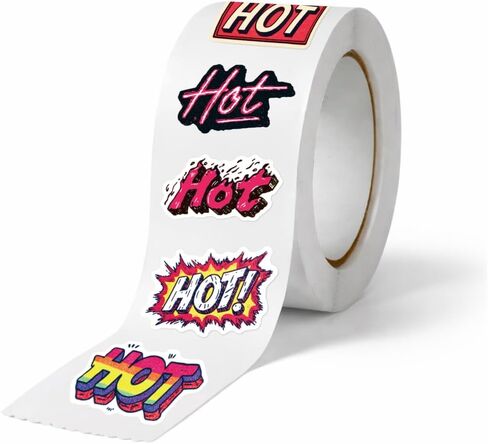 500 PCS Rave Hot Stickers for Music Festivals, Cool Designs, Strong Stick, Compliment Giver for Adults and Ravers in Kuwait