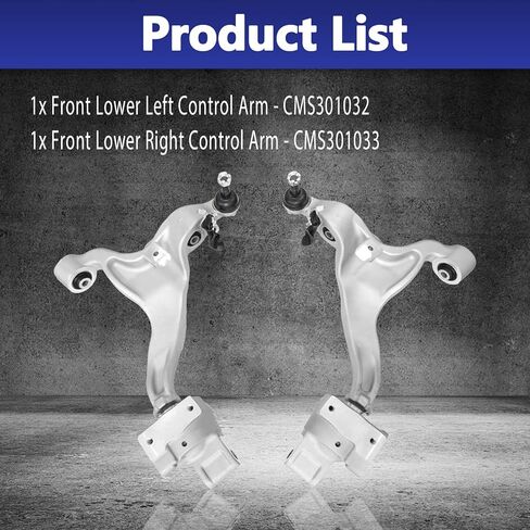 Front Lower Control Arms w/Ball Joint Bushings AWD Driver & Passenger Side Replacement for 2007-2008 Infiniti G35 2011-2012 Infiniti G25 2009-13 Infiniti G37 Sedan 2015 Infiniti Q40 in Saudi Arabia