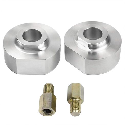 مجموعة رفع التسوية الخلفية Wulf 2 بوصة أمامية 1 بوصة من 1999 إلى 2020 متوافقة مع موديلات Ford F250 F350 Super Duty ومتوافقة مع 2000 إلى 2005 Excursion 2wd in Kuwait