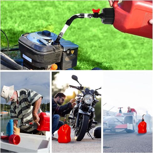 طقم استبدال خرطوم إبريق الوقود 3044 مع 2 ثني خرطوم، وخراطيم وقود مع صمام، متوافق مع إبريق وقود VP Racing، وعلب الوقود سعة 5.5 و10 جالون، وعلبة وقود الديزل، والدراجة الترابية، وإكسسوارات الدراجات النارية in Kuwait