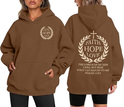 MYHALF Oversized Sweatshirt Women Crewneck Shirt: Long Sleeve Graphic Sweater Cute Letter Print Soft Pullover Tops Loose Fit in Saudi Arabia
