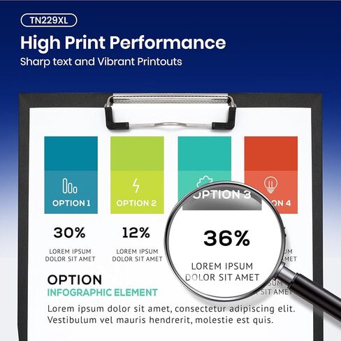 TN229XL Toner Cartridges 5 Pack Compatible for TN229XL TN-229XL TN229 XL 5PK Toner Cartridge High Yield Work With MFC-L3720CDW MFC-L3780CDW MFC-L3765CDW HL-L3280CDW (5 Pack TN229XL, BK/C/M/Y) in Kuwait
