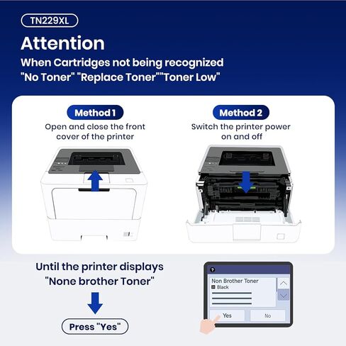 TN229XL Toner Cartridges 5 Pack Compatible for TN229XL TN-229XL TN229 XL 5PK Toner Cartridge High Yield Work With MFC-L3720CDW MFC-L3780CDW MFC-L3765CDW HL-L3280CDW (5 Pack TN229XL, BK/C/M/Y) in Kuwait
