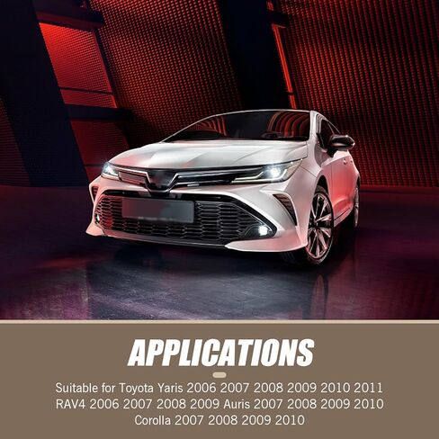 2 PCS Front Fender Turn Signals, Fender Warning Lights, Replacement OEM #81730-02090, Compatible with Yaris 2006 2007 2008 2009 2010 2011 Auris 2007 2008 2009 2010 Corolla 2007 2008 2009 2010 (White) in Kuwait