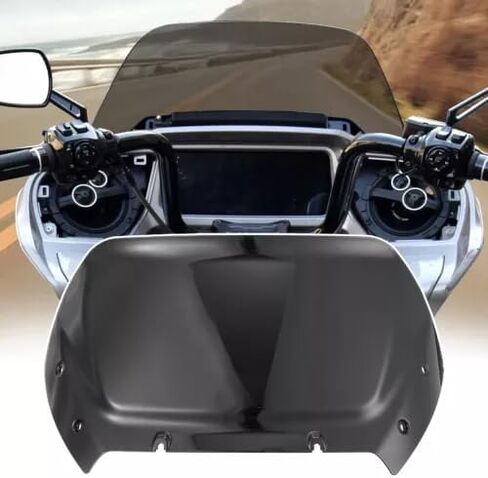 Black 10" Windshield Windscreen Wind Splitter Fit for Harley Road Glide CVO 2024, Dark Tinted Wind Shield Windscreen Air Deflector for Harley Davidson Road Glide CVO FLTRXSE 2023-2024 in Kuwait