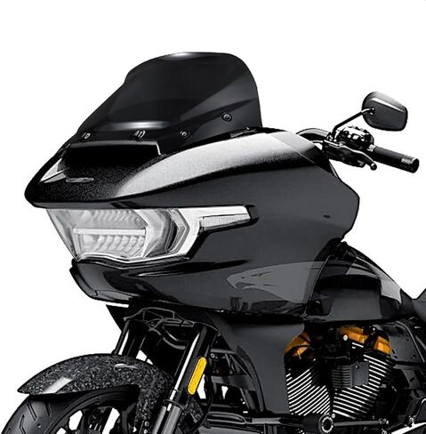 Black 10" Windshield Windscreen Wind Splitter Fit for Harley Road Glide CVO 2024, Dark Tinted Wind Shield Windscreen Air Deflector for Harley Davidson Road Glide CVO FLTRXSE 2023-2024 in Kuwait