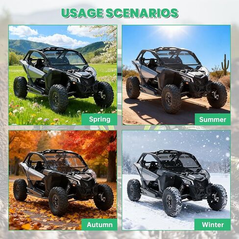 HECASA 2-in-1 Standard Smoke Windshield Compatible with 2017+ Can-Am Maverick X3 Turbo/X DS/X RC/X MR/X RS/MAX Full Flip Windshield in Saudi Arabia