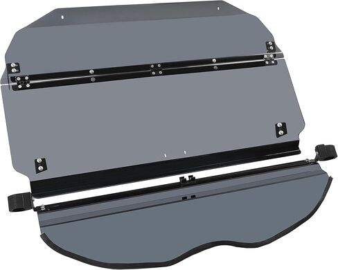 HECASA 2-in-1 Standard Smoke Windshield Compatible with 2017+ Can-Am Maverick X3 Turbo/X DS/X RC/X MR/X RS/MAX Full Flip Windshield in Saudi Arabia