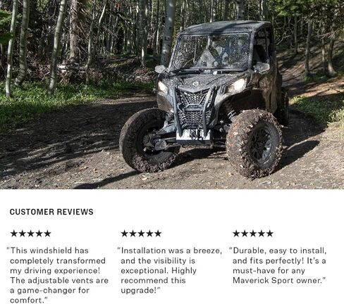 USA Can-Am Commander Hinged Front Windshield in Saudi Arabia