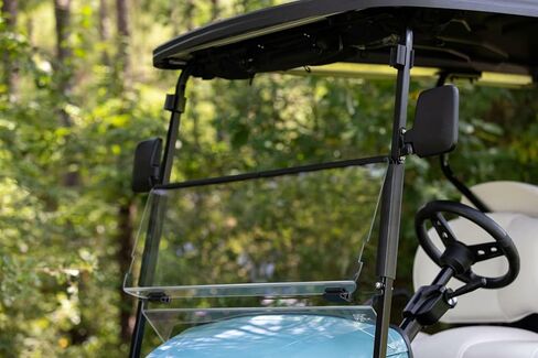 RedDot DOT Approved AS4 AS5 Clear Folding Golf Cart Windshield for MadJax XSeries 2023 Models in Kuwait