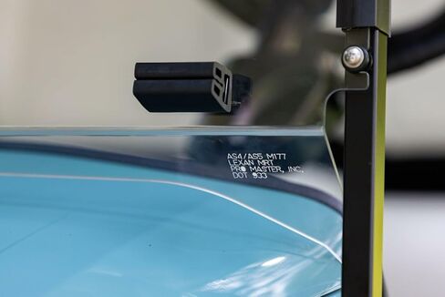 RedDot DOT Approved AS4 AS5 Clear Folding Golf Cart Windshield for MadJax XSeries 2023 Models in Kuwait