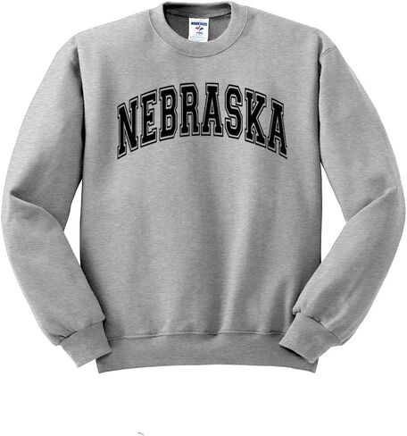 TeesAndTankYou Arch Nebraska Sweatshirt Unisex in Saudi Arabia