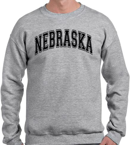 TeesAndTankYou Arch Nebraska Sweatshirt Unisex in Saudi Arabia