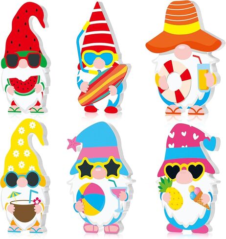 6 Pieces Back to School Tiered Tray Decor Wooden Sign Pencil Book Blackboard School Bus Gnome Wood Decoration Tall Standing Wooden Table Centerpiece for First Day of School Students (School) in Kuwait