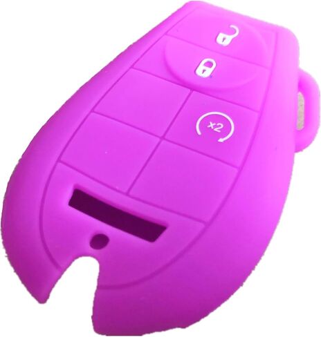 KAWIHEN Silicone Key Fob Cover Fit for Chrysler 300 T&C Dodge Challenger Durango Grand Caravan Journey Ram Truck 1500-3500 M3N5WY783X IYZ-C01C GQ4-53T 267F-5WY783X in Saudi Arabia