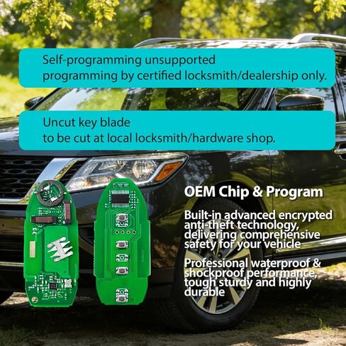 Fits for Nissan Rogue 2017 2018 Key Fob KR5S180144106 433MHz 4 Buttons(Set of 2) in Kuwait