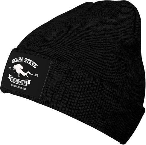 Scuba Steve Scuba Squad,Cuffed Beanie for Men Women Knit Skull Cap Warm Stocking Hats in Saudi Arabia